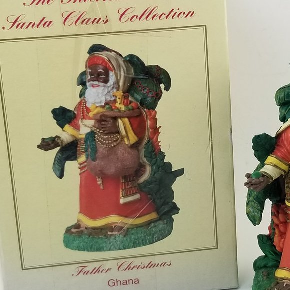 "Father Christmas" Figure, Ghana Santa Claus 2002 International Santa Collection - Picture 16 of 16